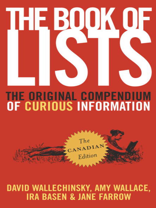 Title details for The Book of Lists by David Wallechinsky - Wait list